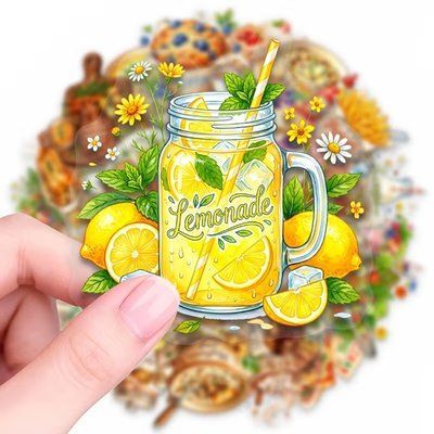 Набір наліпок "Смачна їжа", 50 шт/уп 0607-2 фото