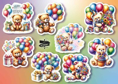 Birthday Sticker Set