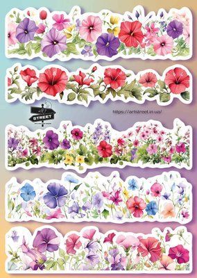 Petunia Sticker Set 2