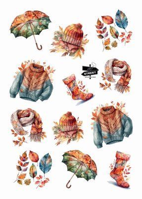 "Autumn" stickers 1