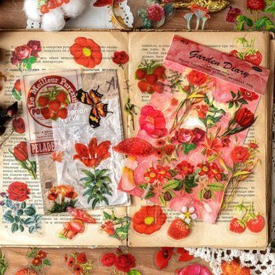 Set of stickers "Red"