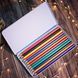 A set of elastic pencils in a tin box, 12 pcs.