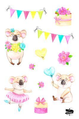 Koala stickers